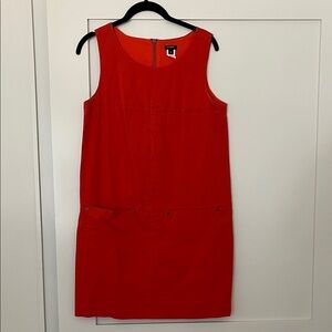 J. Crew Vibrant Red Mini Dress